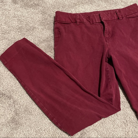 CUTE Wine Purple Old Navy Pixie Long Pants - Picture 2 of 6